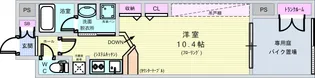 アーバネックス豊中【1階】の間取り