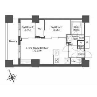 コンフォリア西荻窪【11階】の間取り