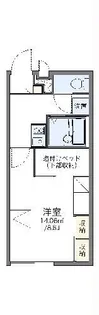 レオパレススプリオ 05【1階】の間取り