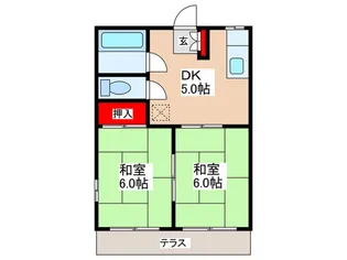 サンハイツ豊田【1階】の間取り