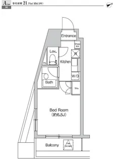 プライムアーバン大崎【9階】の間取り