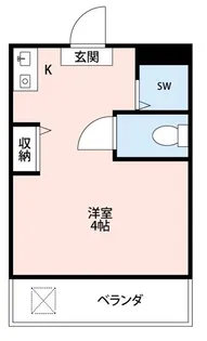 ボナハイム羽田【1階】の間取り