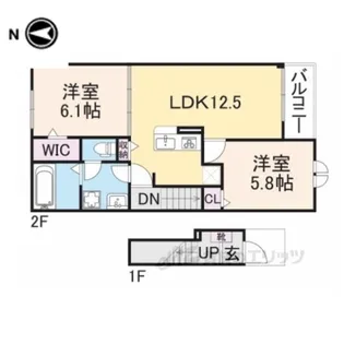 エスタシオンコート【2階】の間取り