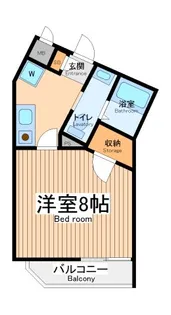 フラッツ70【4階】の間取り