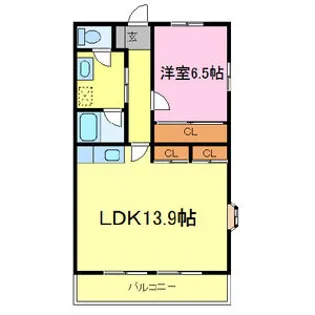 ハイクオリティI【5階】の間取り