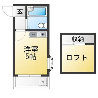 アレックス・巴I【2階】の間取り