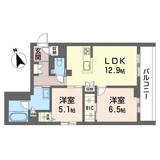 セントリビエ湘南台【3階】の間取り