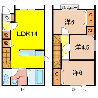 豊岡8-2C新築の間取り