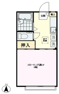 サンバレー【1階】の間取り