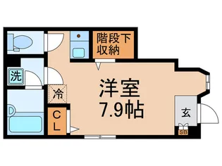 ピースコート池袋【1階】の間取り