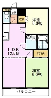 ピアレックスホンダ【2階】の間取り