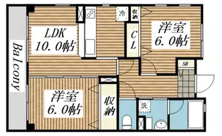 グランシャリオ【3階】の間取り