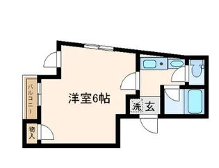 中野弥生町Apti【1階】の間取り