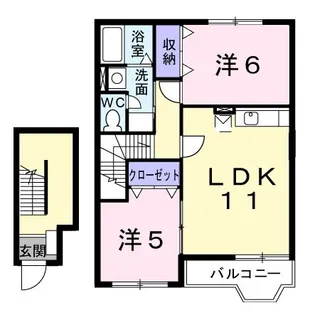 グレートビレッジ【2階】の間取り