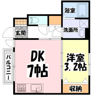 リヴィエールI【1階】の間取り