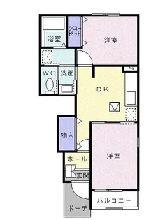ビッグベア- A【1階】の間取り