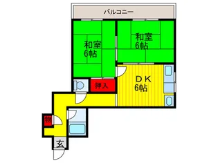 グランドピア守口【4階】の間取り