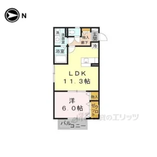 ロイヤルヴィレッジB棟【2階】の間取り