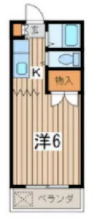 スターダスト読売【3階】の間取り