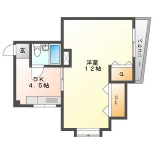 コムズスクエア守口A棟B棟【3階】の間取り