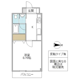 HYDE PARK MITO【2階】の間取り
