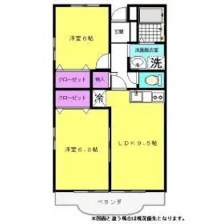 メゾン・ラフィーネ【2階】の間取り