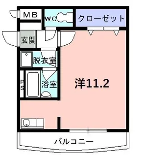 マイルストーン石名坂【2階】の間取り