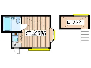 グリ-ンハイツ川口【1階】の間取り