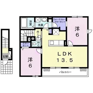 メゾン・パルメーラ【2階】の間取り