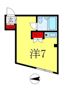 フェスティナレンテSATO【1階】の間取り