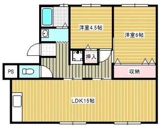 ファミールプラザ【2階】の間取り