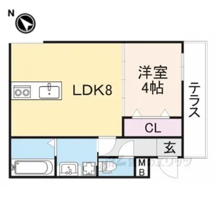ウィンドヒル御殿山2【3階】の間取り