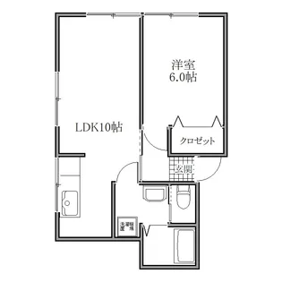 グリーンベルトB【1階】の間取り