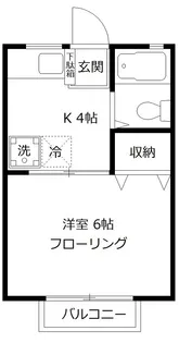 グリーンハイツII【1階】の間取り