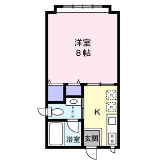 ウエストウッド【2階】の間取り