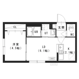 A2 豊平公園【3階】の間取り