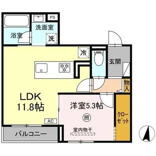 セントカメリア【3階】の間取り