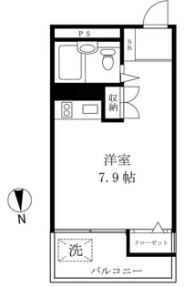 藤和八丁堀コープIII【3階】の間取り