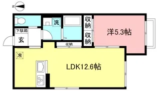 chiffon深大寺【2階】の間取り