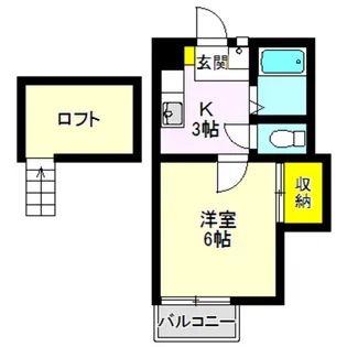 サンレジデンス(大八木)AB【2階】の間取り