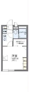レオパレスグリーンハイツ 2【2階】の間取り