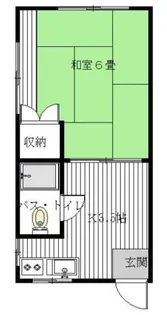 白山ハイツ【1階】の間取り