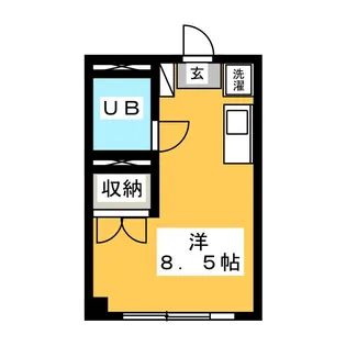 シティハイム・ノブト【1階】の間取り
