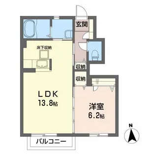 シャッフレI【1階】の間取り