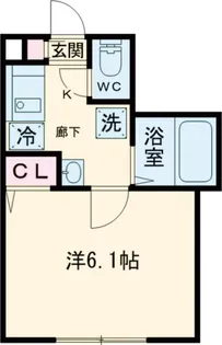 グランクオール明大前【2階】の間取り