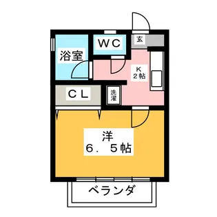オーエスハイム【2階】の間取り