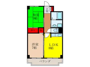 エクセルコーワII番館【4階】の間取り