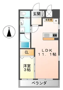アルファパル大喜新町【5階】の間取り