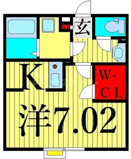イクシオ町屋【3階】の間取り