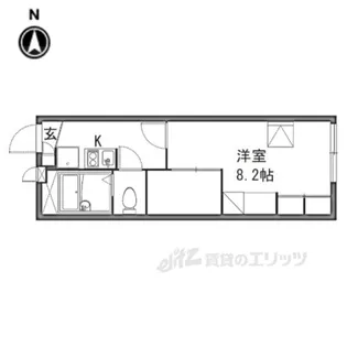 レオパレス境橋【1階】の間取り
